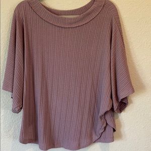 Mauve Kimono Top